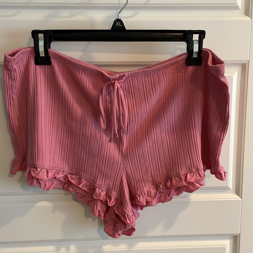 🛍️ Victoria’s Secret Ribbed Ruffle Sleep Shorts - Picture 4 of 11